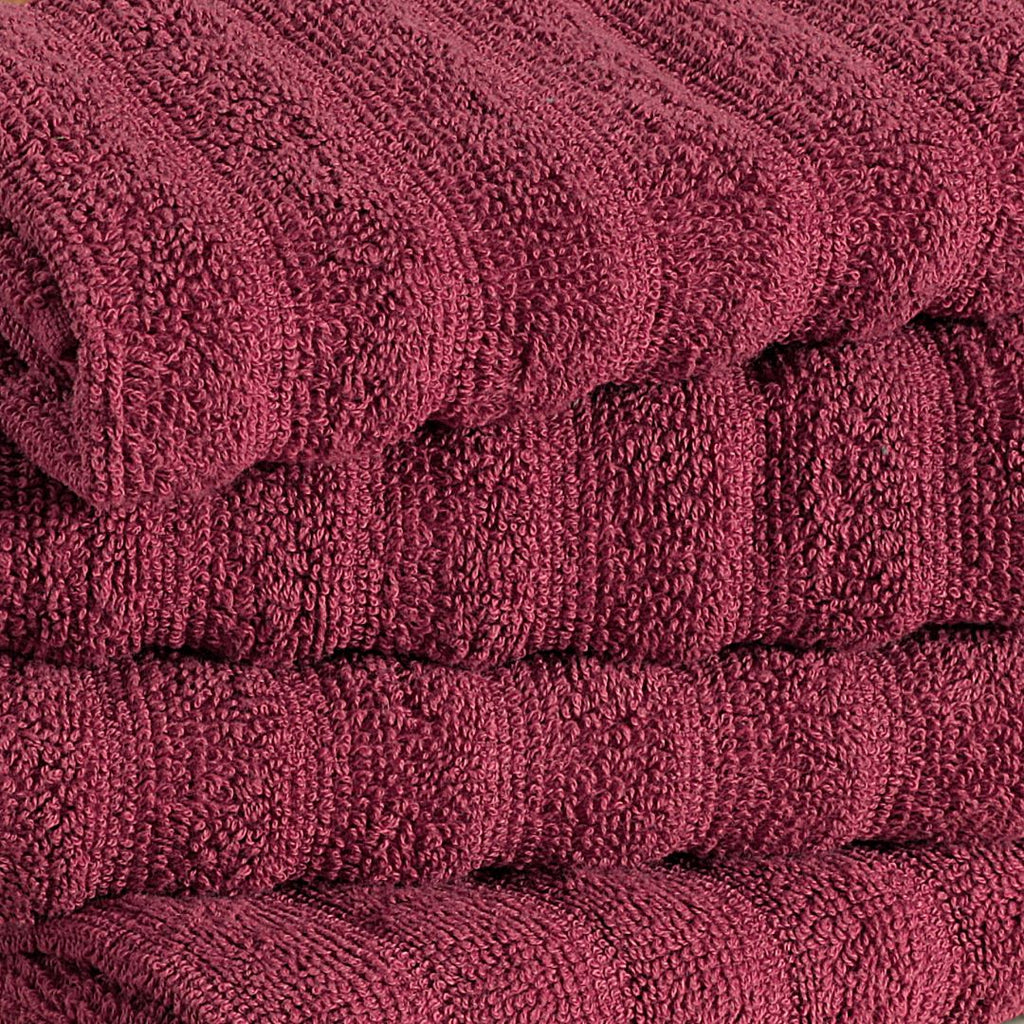 Export Quality Face/Wash Towel Terracotta (Pack of 4)-540