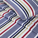 Micro Fiber Bed Sheet Multi Stripe Single-30313