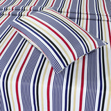 Micro Fiber Bed Sheet Multi Stripe Single-30313