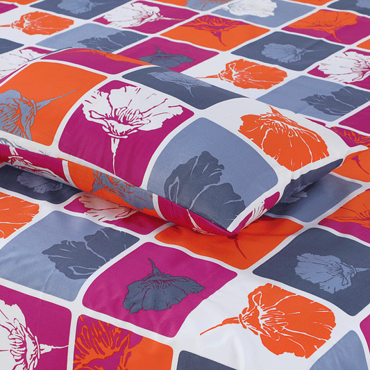3 Pcs King Size Cotton Mix Bedsheet - Rangé Haya