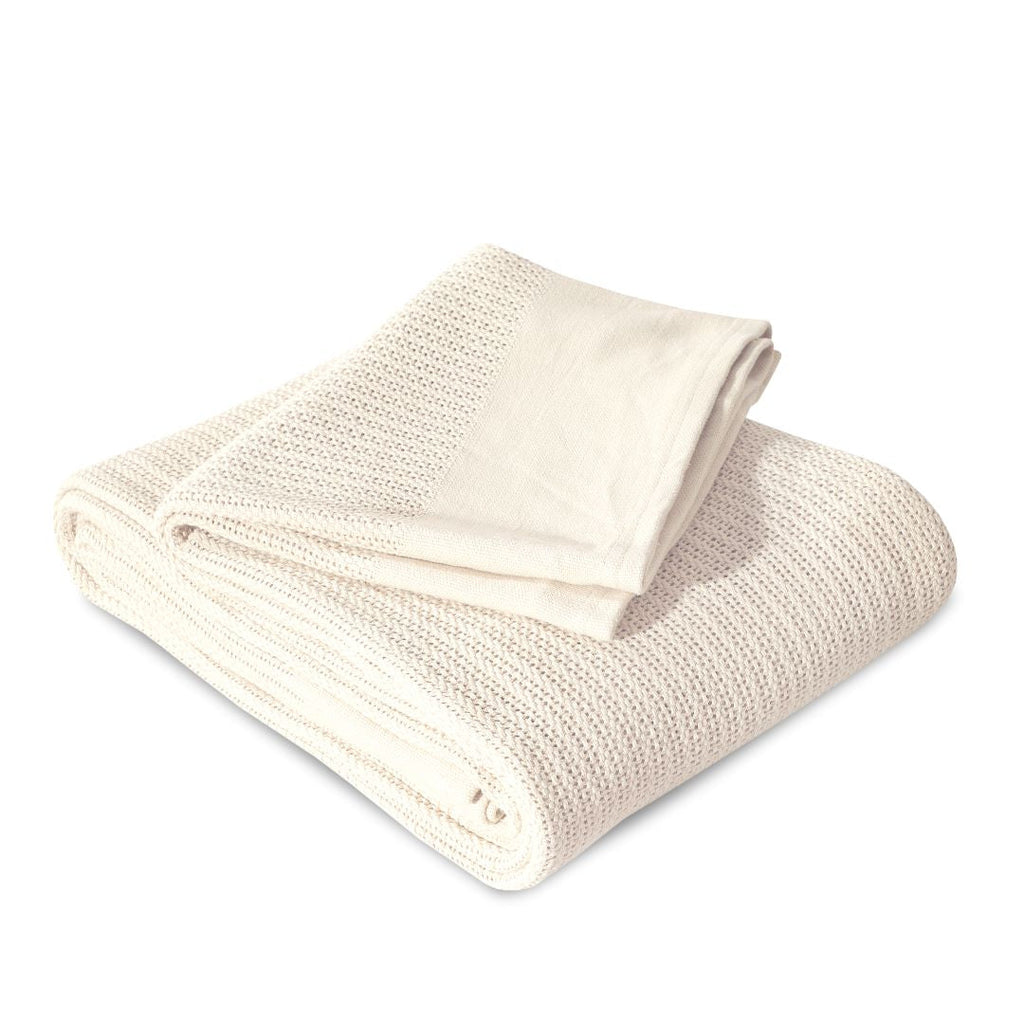 Cellular AC Blanket Off White