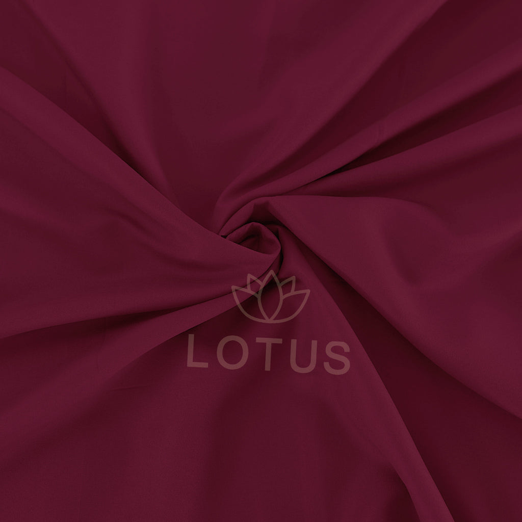 Maroon Zigzag Pleated - Duvet Cover Set  8 Pcs