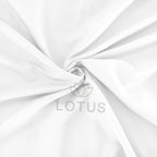 White Square Pleated - Duvet Cover Set  8 Pcs