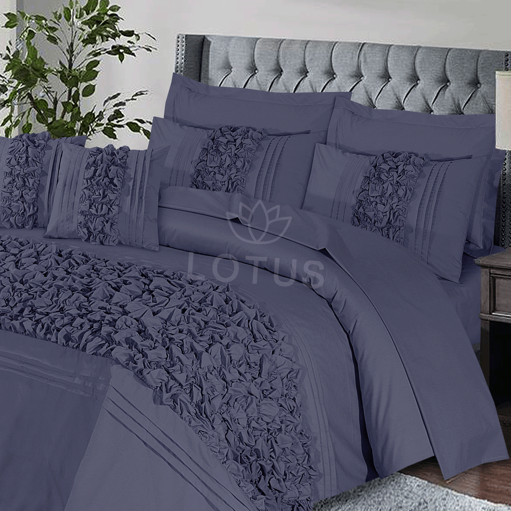 Gray Roly-Poly - Duvet Cover Set  8 Pcs