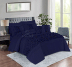 Navy Roly-Poly - Duvet Cover Set  8 Pcs