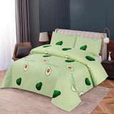 Cotton Bed Sheet Set Avocado-50215