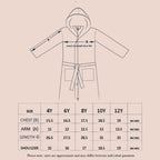 Kid's Bathrobe Green-HE-OS