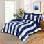 Comforter Set White Blue-30149