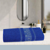 Bath Towel Circle Boeing Blue-495
