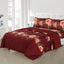 Micro Fiber Bed Sheet Burgundy King-30258
