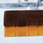 Bath Towel Stripe Chocolate & Mustard-428