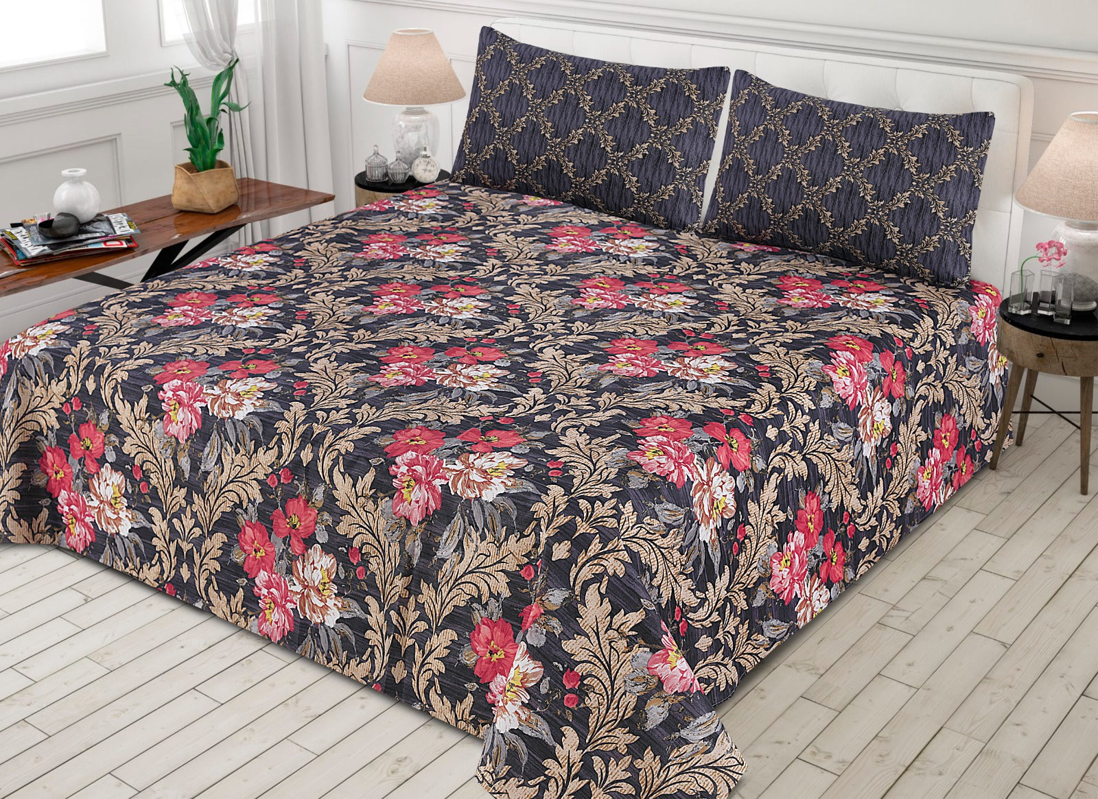 Classic Floral Charm - Bed Sheet Set Single