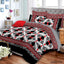 Red & Black Geometric - Bed Sheet Set
