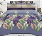 Tropical Leaf Print - Bed Sheet Set Single