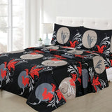 Micro Fiber Bed Sheet Black Fantasy Single-30282