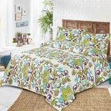 Cotton Jacquard Bed Sheet Paisley Floral King-50176 OS