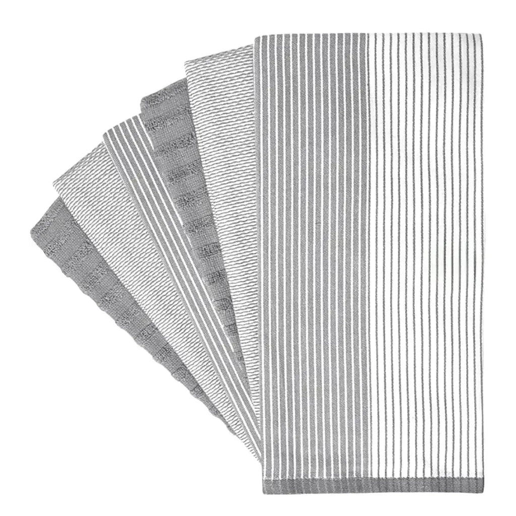 Export Quality Flat & Terry Kitchen Towel Gray