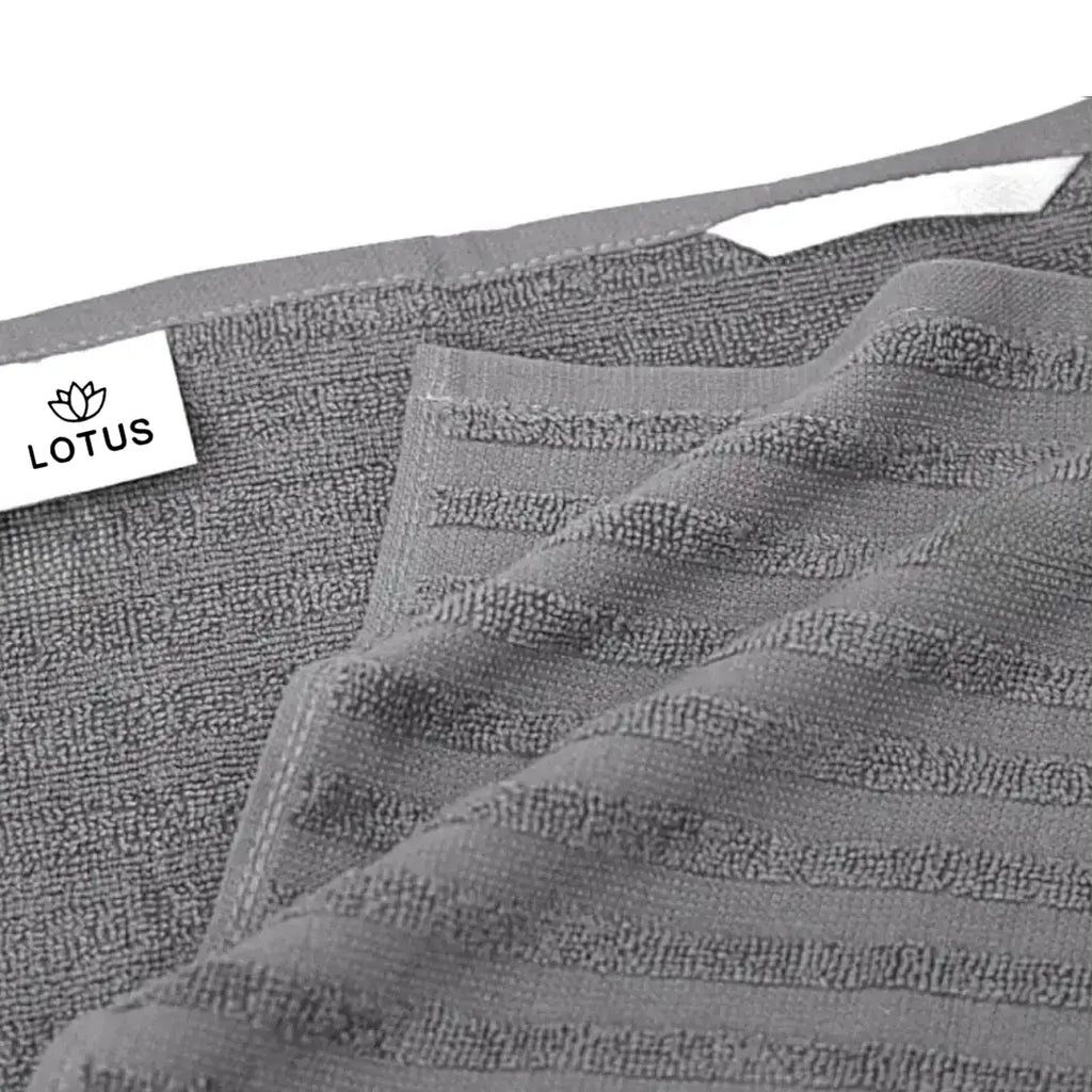 Export Quality Flat & Terry Kitchen Towel Gray