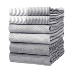 Export Quality Flat & Terry Kitchen Towel Gray