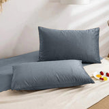 Velvet Pillow Cover Gray (Pack of 2) RFS - 30345