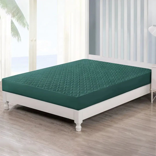 Green -  Waterproof Mattress Protector Hover Image