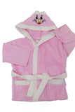 Kid's Bathrobe Light Pink-HE-OS