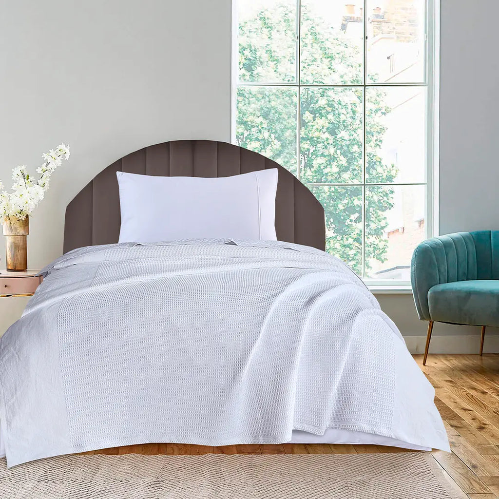 Waffle AC Thermal Blanket White- RFS