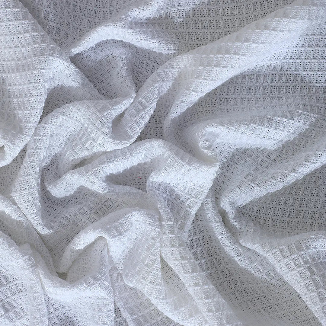 Waffle AC Thermal Blanket White- RFS