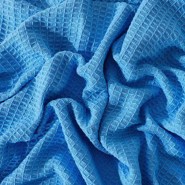 Waffle AC Thermal Blanket Sky Blue- RFS Main Image