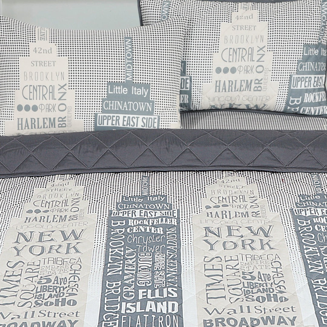 Cartoon Character Bed Sheet Mid Town Single-30198