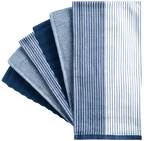 Export Quality Flat & Terry Kitchen Towel Blue