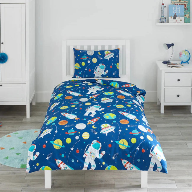 Planet Kids - Cartoon Bed Sheet Main Image