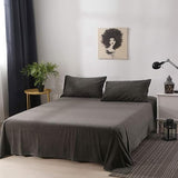 Velvet Bed Sheet Set Gray Single RFS-30324