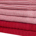 Export Quality Flat & Terry Kitchen Towel Red Stripe