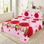 Micro Fiber Bed Sheet 3D Red Rose King-30302 RFS