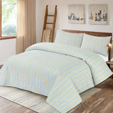 Cotton Duck Bed Sheet Set Multi Stripe King-50207 OS