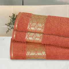 3-Pcs Towel Set 3D Terracotta-466