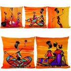 Egyptian Cleopatra Cushion Covers (Pack OF 5)-CC-72