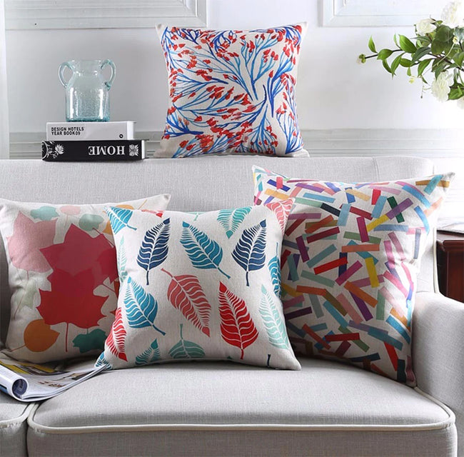Square Throw Cushions Covers Pack of 4- CC95A Hover Image