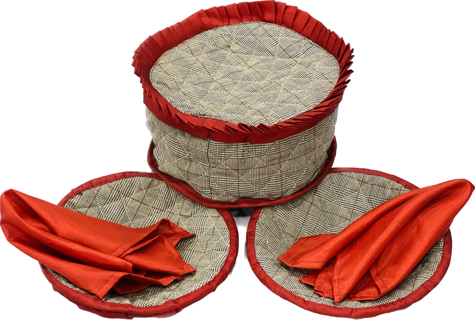 5 Pcs Quilted Hot Pot Set