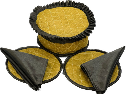 5 Pcs Quilted Hot Pot Set