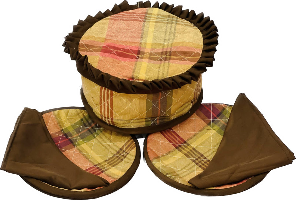 5 Pcs Quilted Hot Pot Set