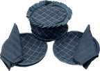 5 Pcs Quilted Hot Pot Set
