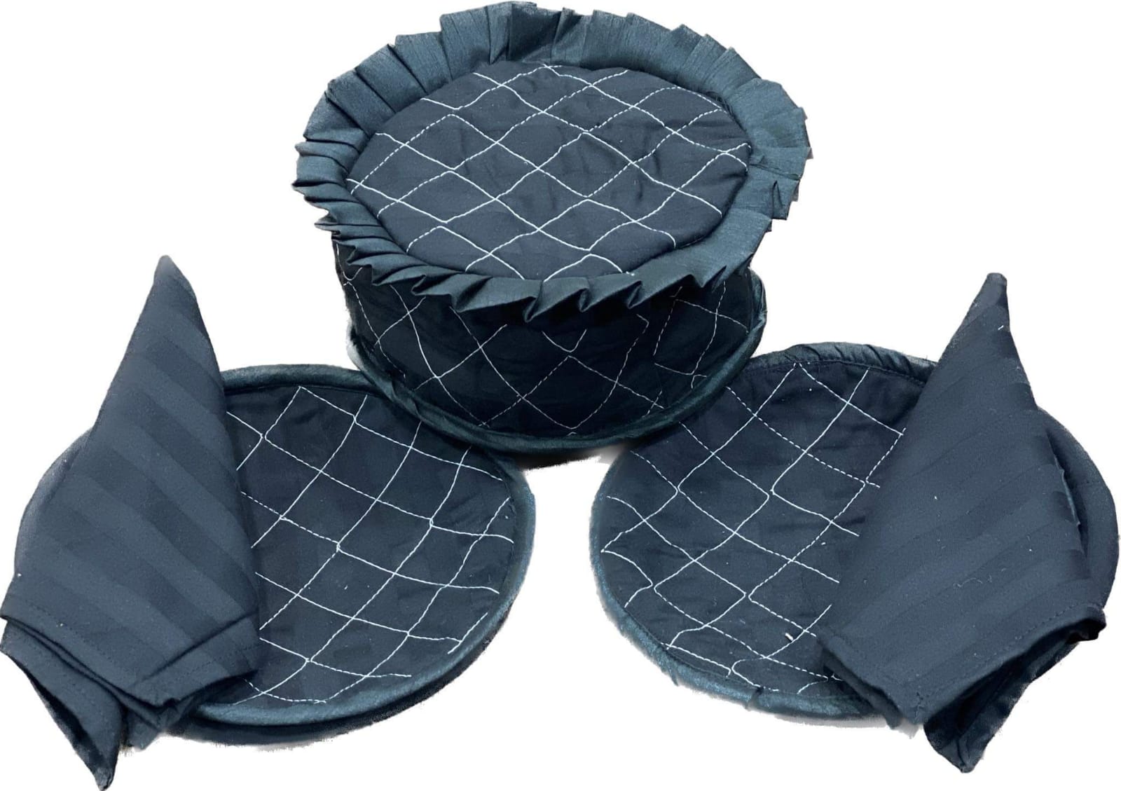 5 Pcs Quilted Hot Pot Set