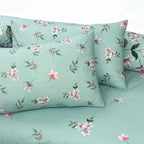 Aqua Bloom - Summer Comforter Set - Lotus
