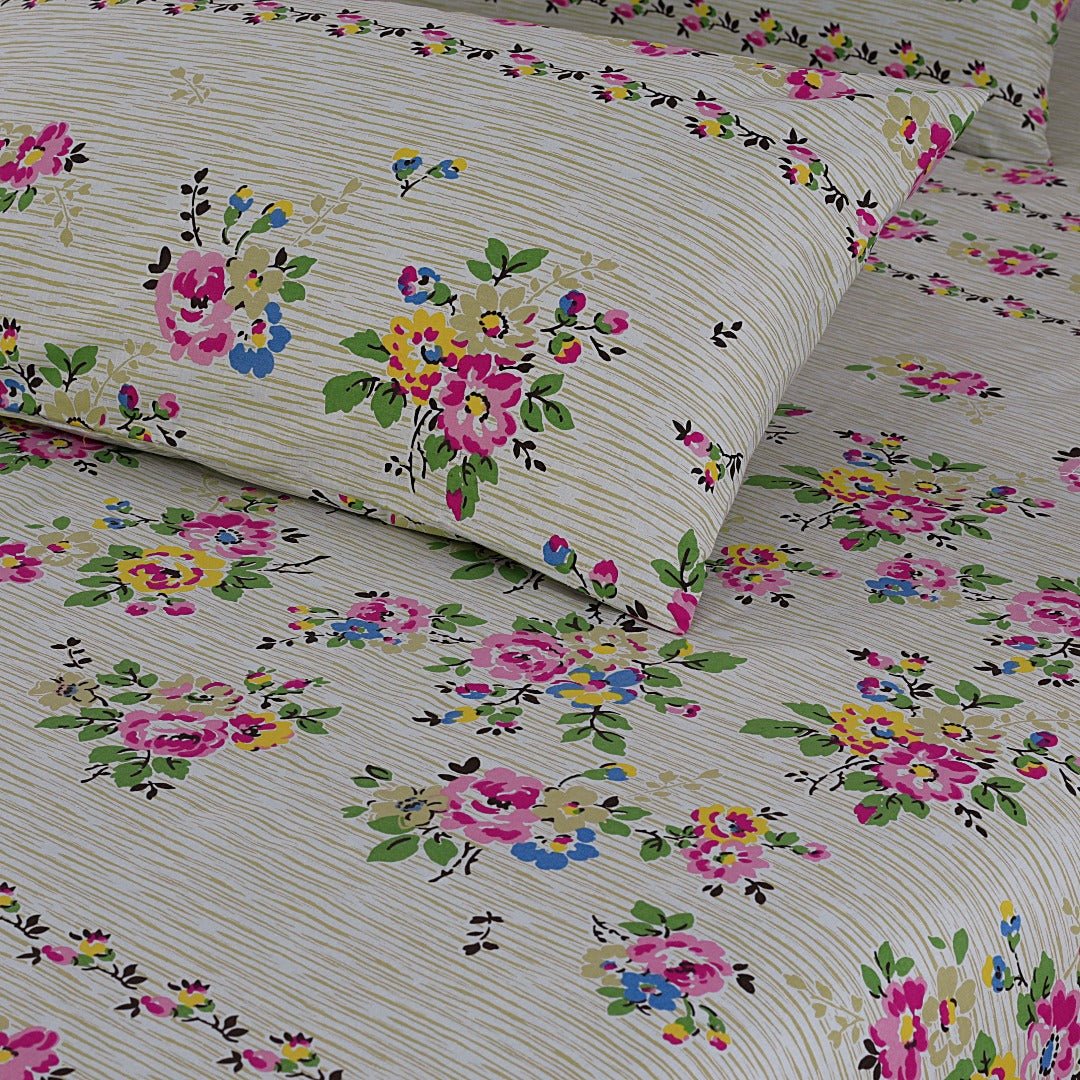 Belle drome - Bed Sheet Set Single - Lotus