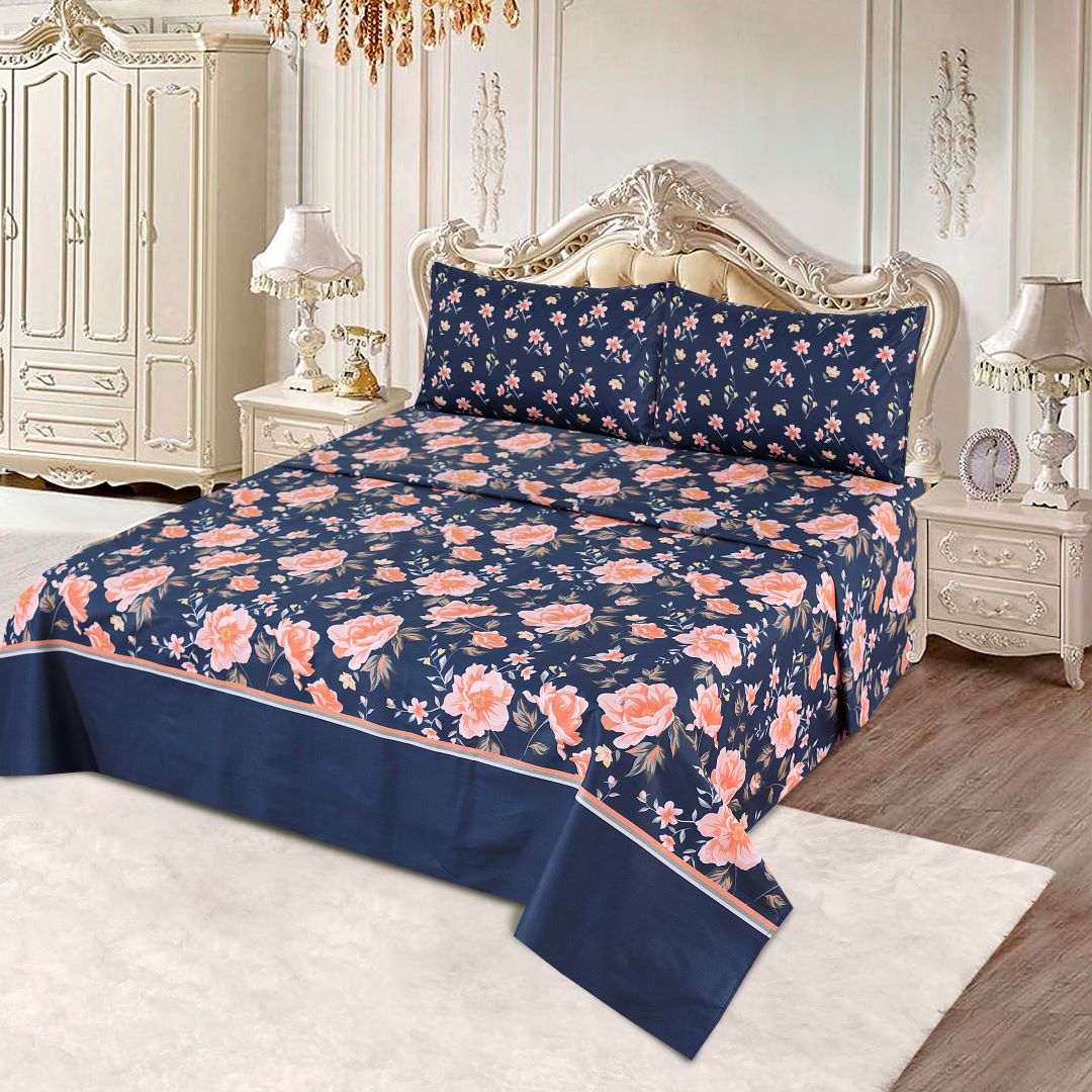 Blue Meadow Dreams - Bed Sheet Set Single - Lotus