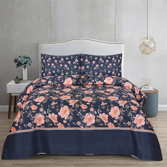 Blush Nightfall - Bed Sheet Set Single - Lotus