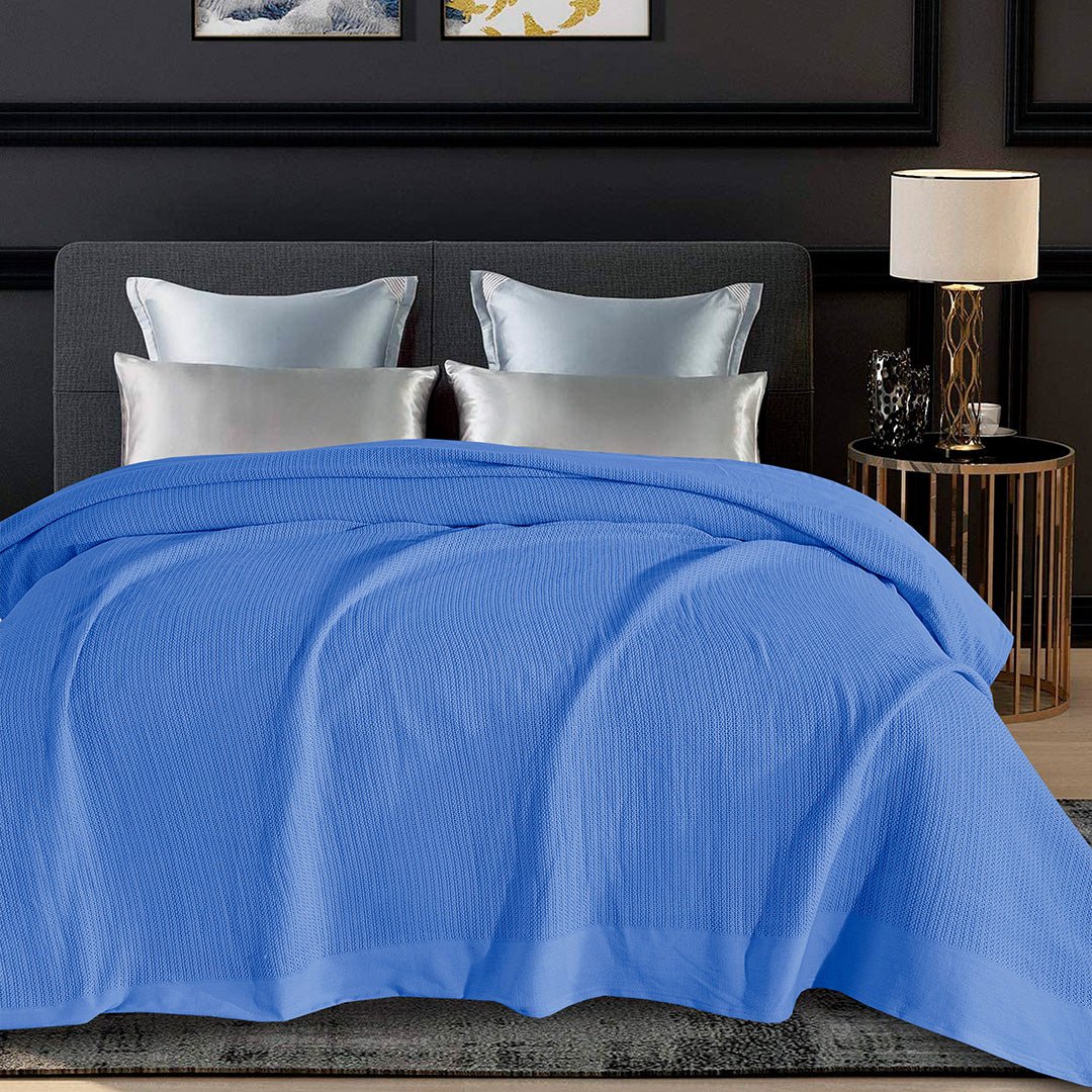 Cellular AC Blanket Ceil Blue - Lotus