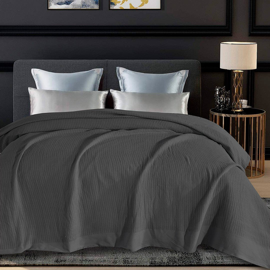 Cellular AC Blanket Charcoal - Lotus